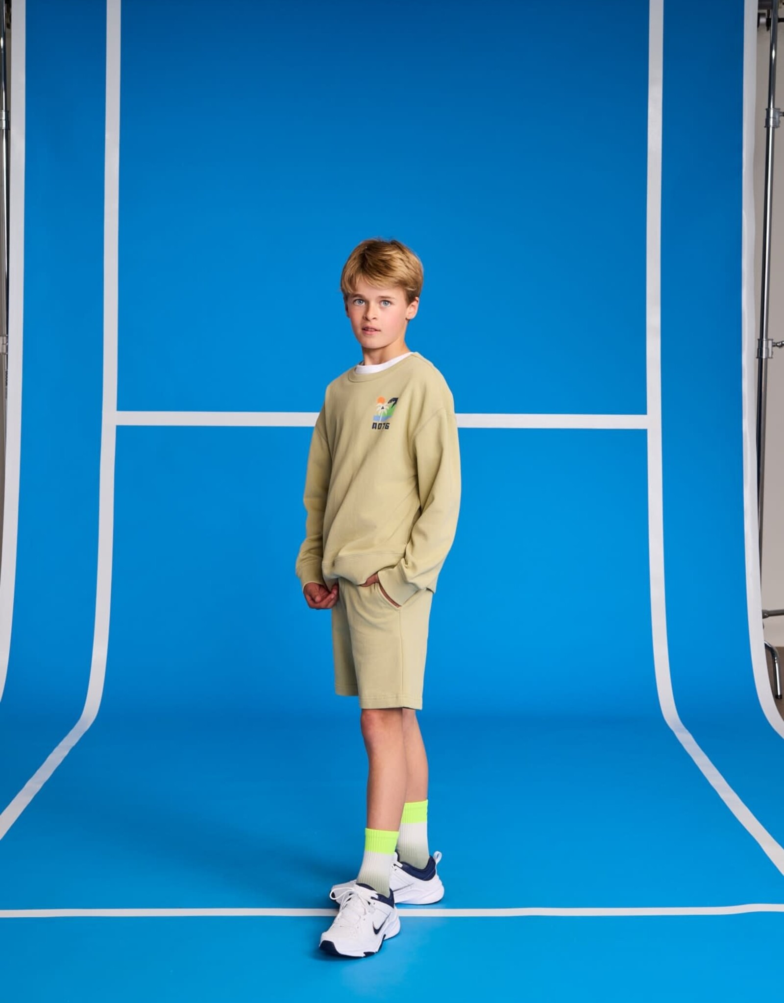 AMERICAN OUTFITTERS Ao76 Oscar sweater landscape thyme