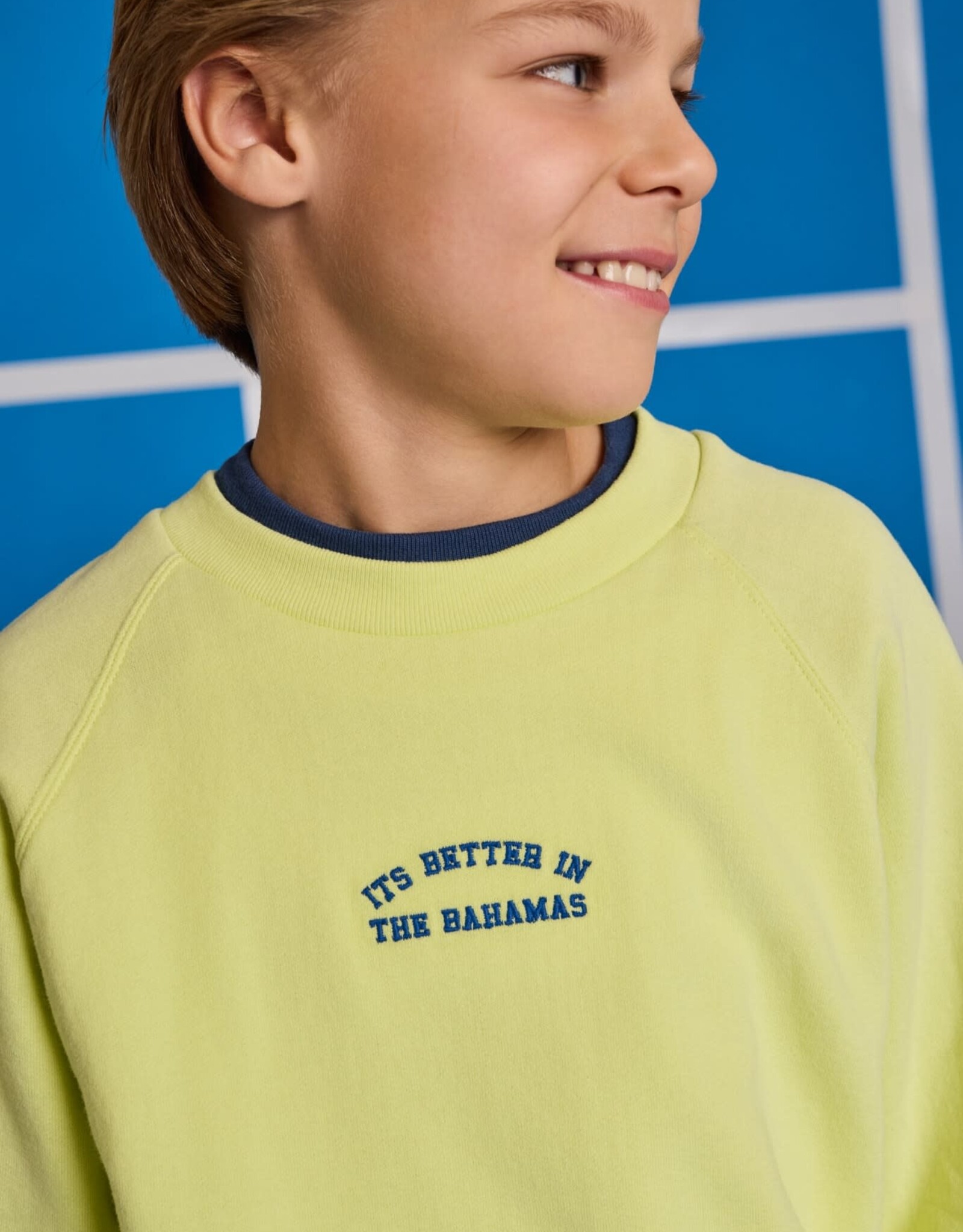 AMERICAN OUTFITTERS Ao76 Moon sweater bahamas citrus