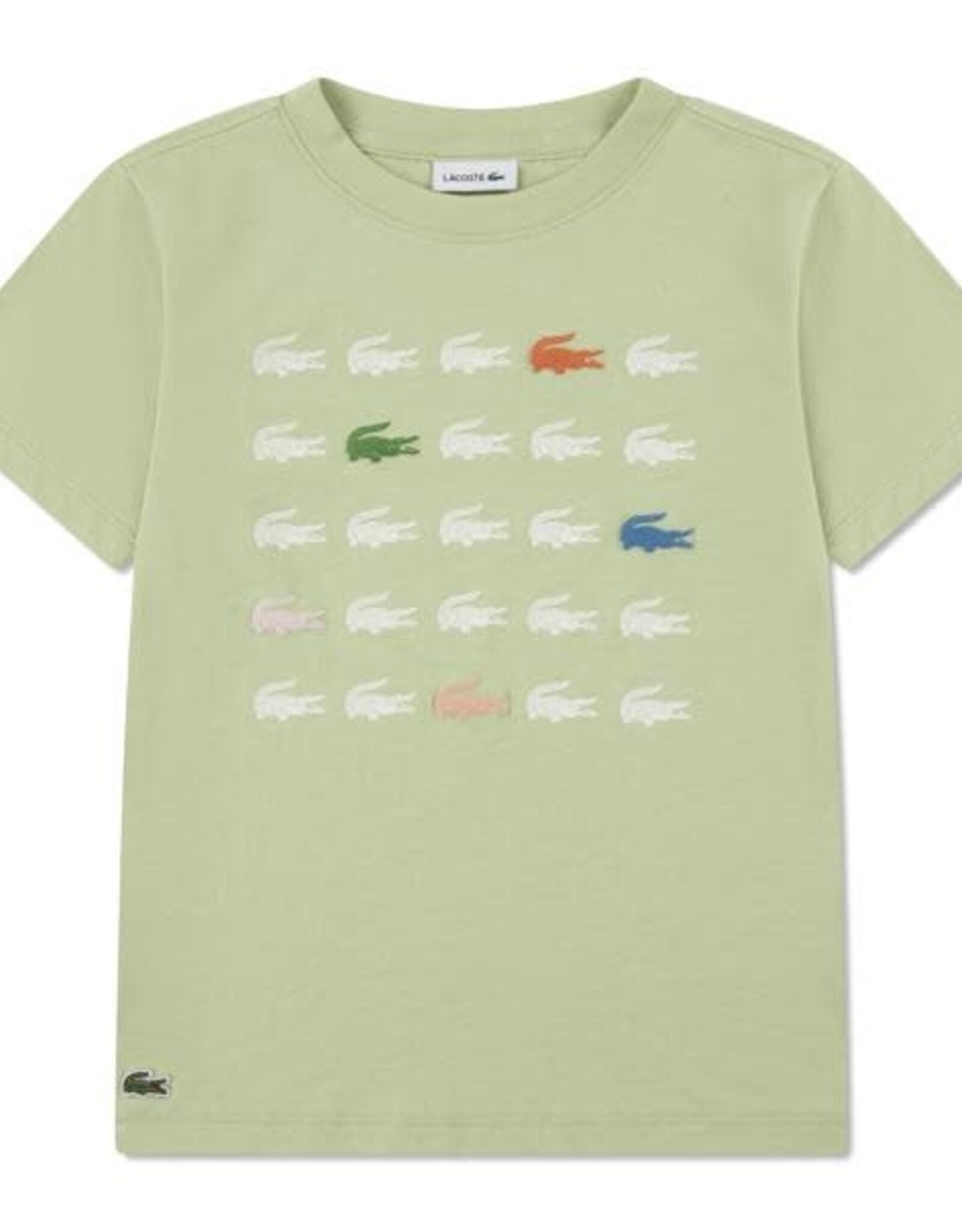 LACOSTE LACOSTE Croc grid tee