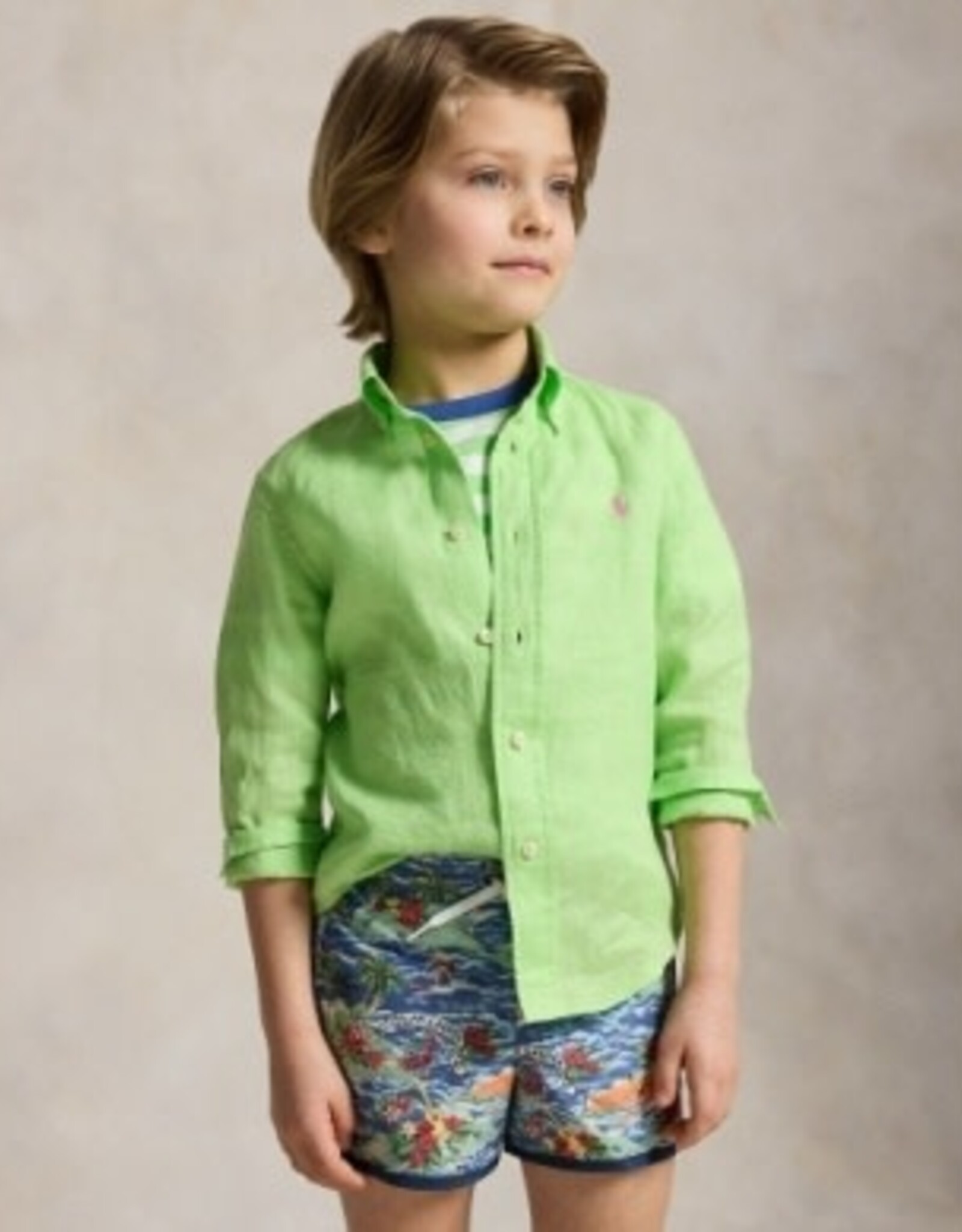 RALPH LAUREN RALPH LAUREN Hemd linnen lime