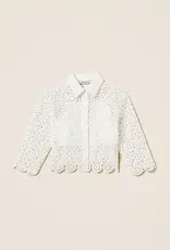 TWIN SET TWIN SET Blouse kant off white GJ2Q25