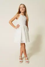 TWIN SET TWIN SET Kleed kant off white