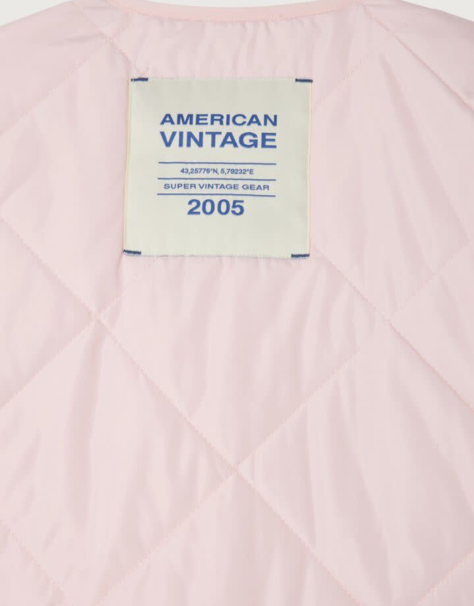 AMERICAN VINTAGE AMERICAN VINTAGE Vowbay-B vest petal