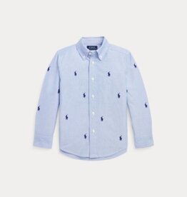 RALPH LAUREN RALPH LAUREN Hemd lichtblauw met paardjes