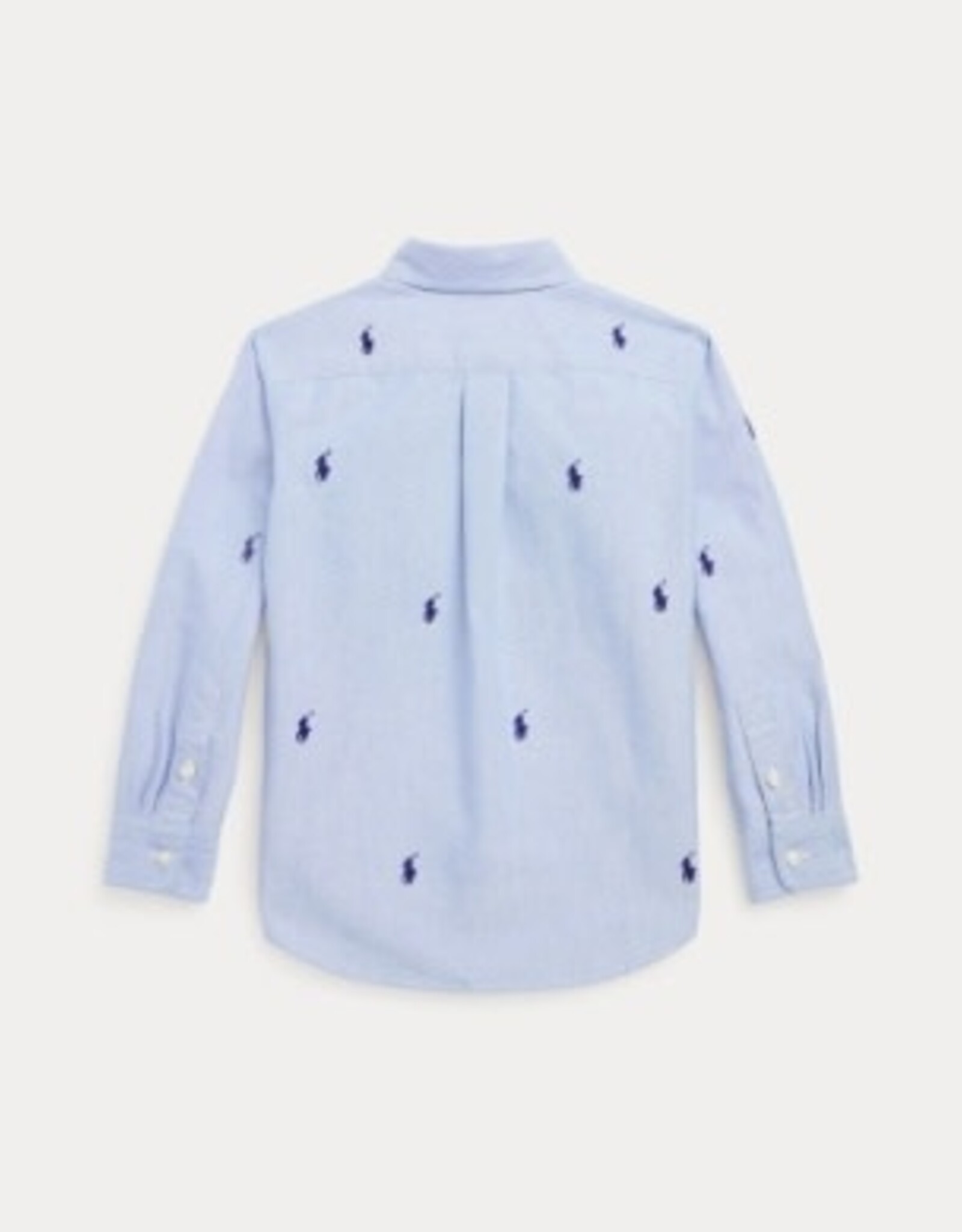 RALPH LAUREN RALPH LAUREN Hemd lichtblauw met paardjes