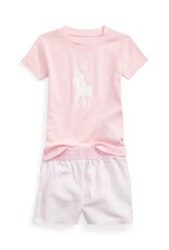 RALPH LAUREN RALPH LAUREN Pyjama roze met paard