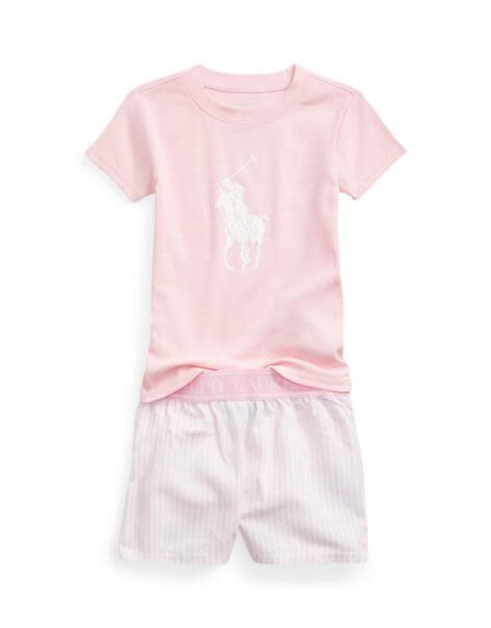 RALPH LAUREN RALPH LAUREN Pyjama roze met paard