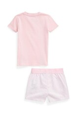 RALPH LAUREN RALPH LAUREN Pyjama roze met paard
