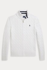 RALPH LAUREN RALPH LAUREN Pull kabel met rits offwhite