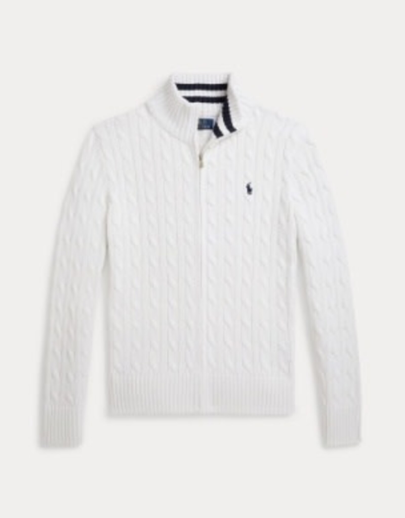 RALPH LAUREN RALPH LAUREN Pull kabel met rits offwhite