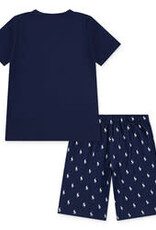 RALPH LAUREN RALPH LAUREN Pyjama short set blauw