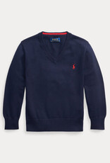 RALPH LAUREN Ls Vn-Tops-Sweater Rl Navy