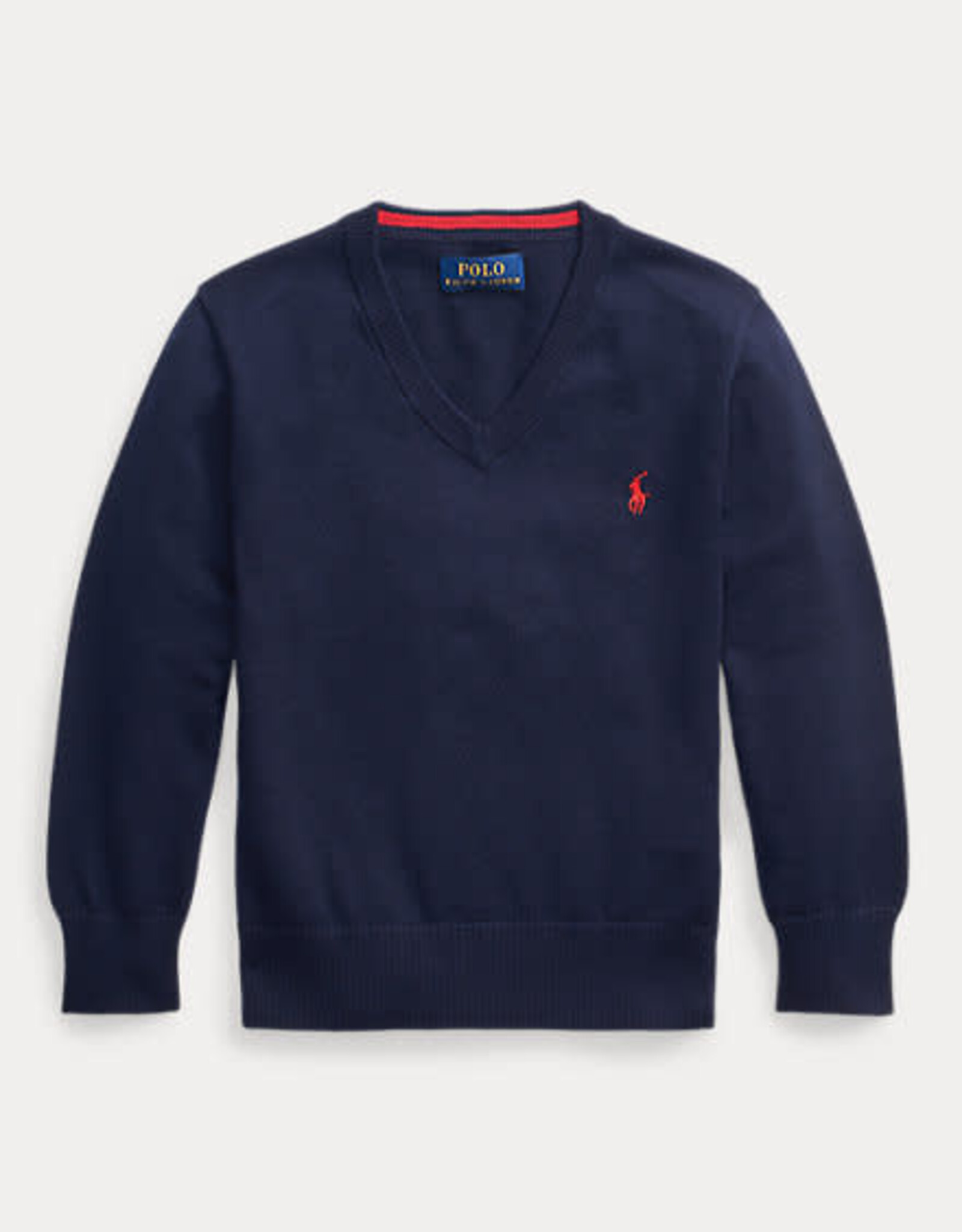 RALPH LAUREN Ls Vn-Tops-Sweater Rl Navy
