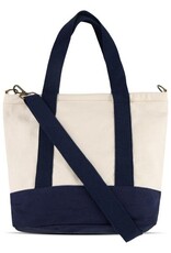 RALPH LAUREN RALPH LAUREN Tote bag wit/navy