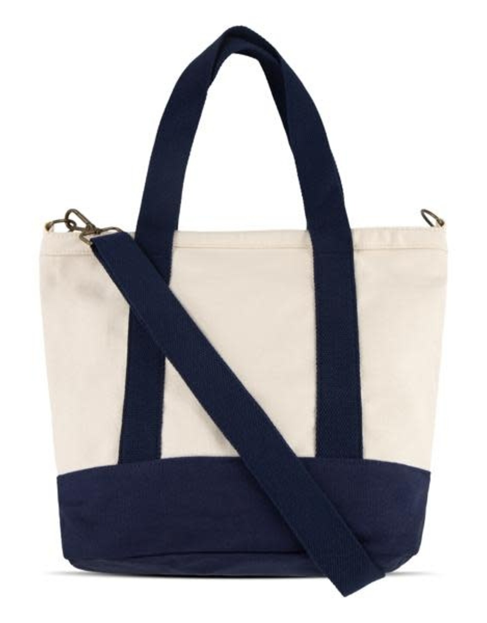 RALPH LAUREN RALPH LAUREN Tote bag wit/navy