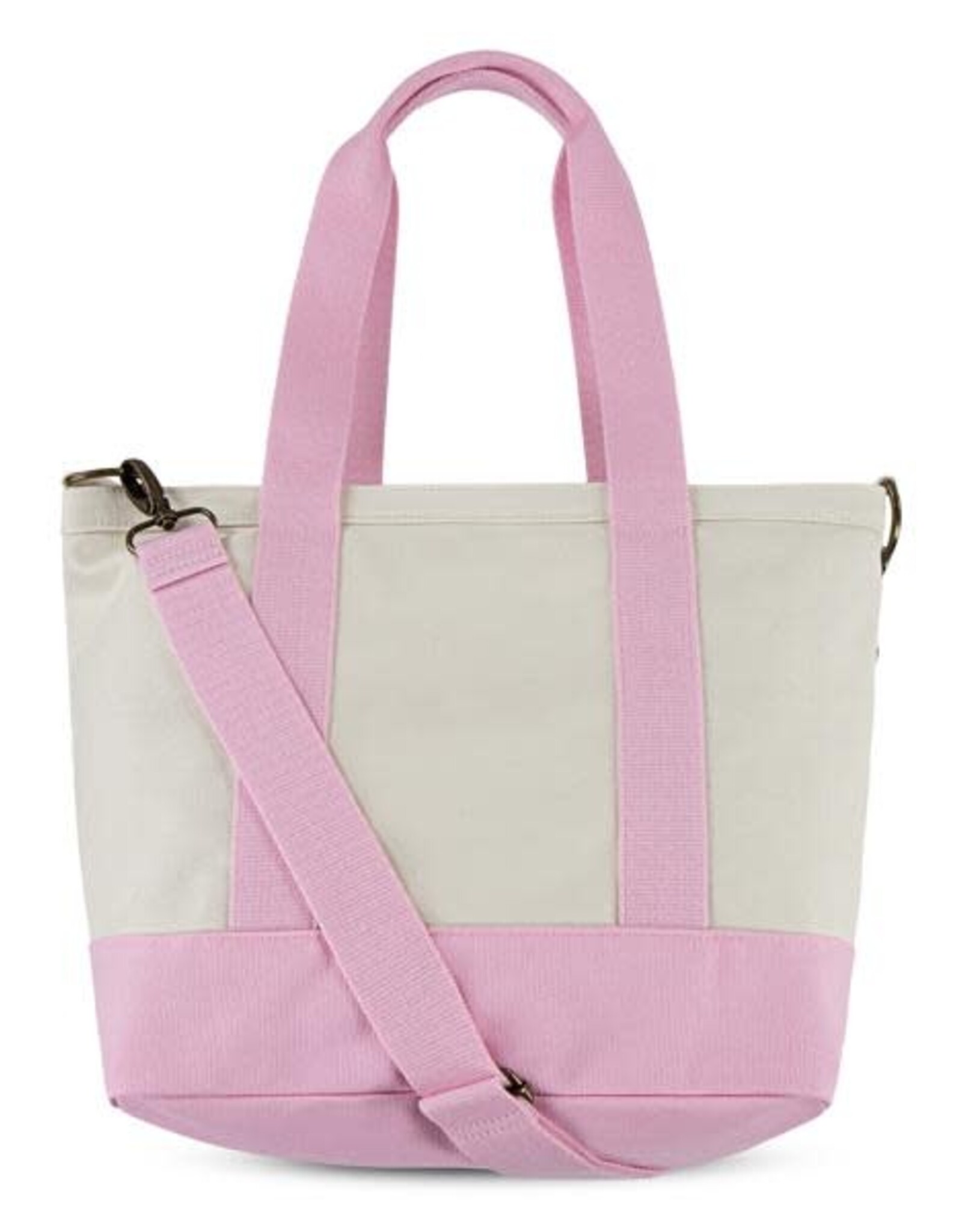 RALPH LAUREN RALPH LAUREN Tote bag wit/roze