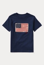 RALPH LAUREN RALPH LAUREN T-shirt met vlag blauw
