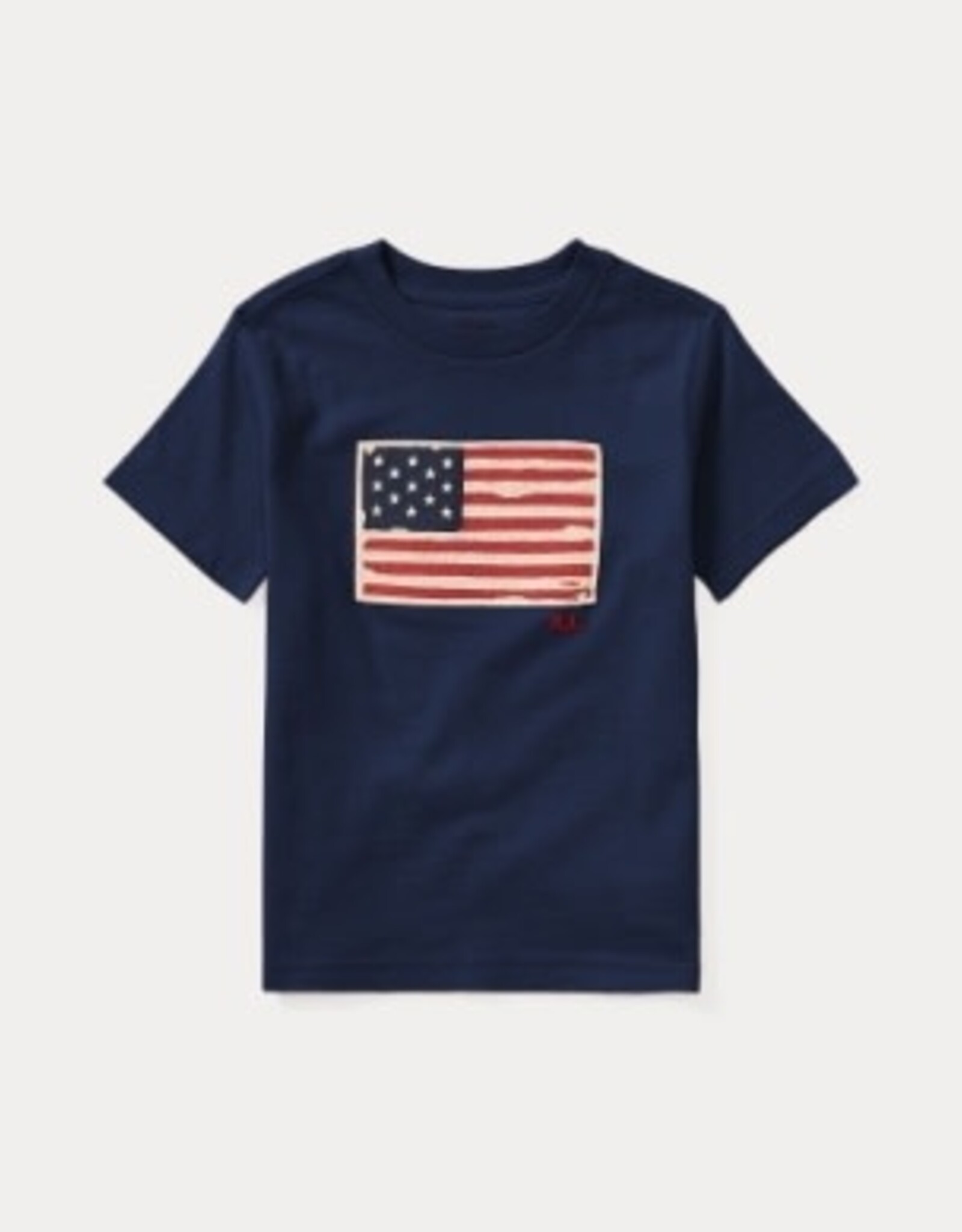 RALPH LAUREN RALPH LAUREN T-shirt met vlag blauw