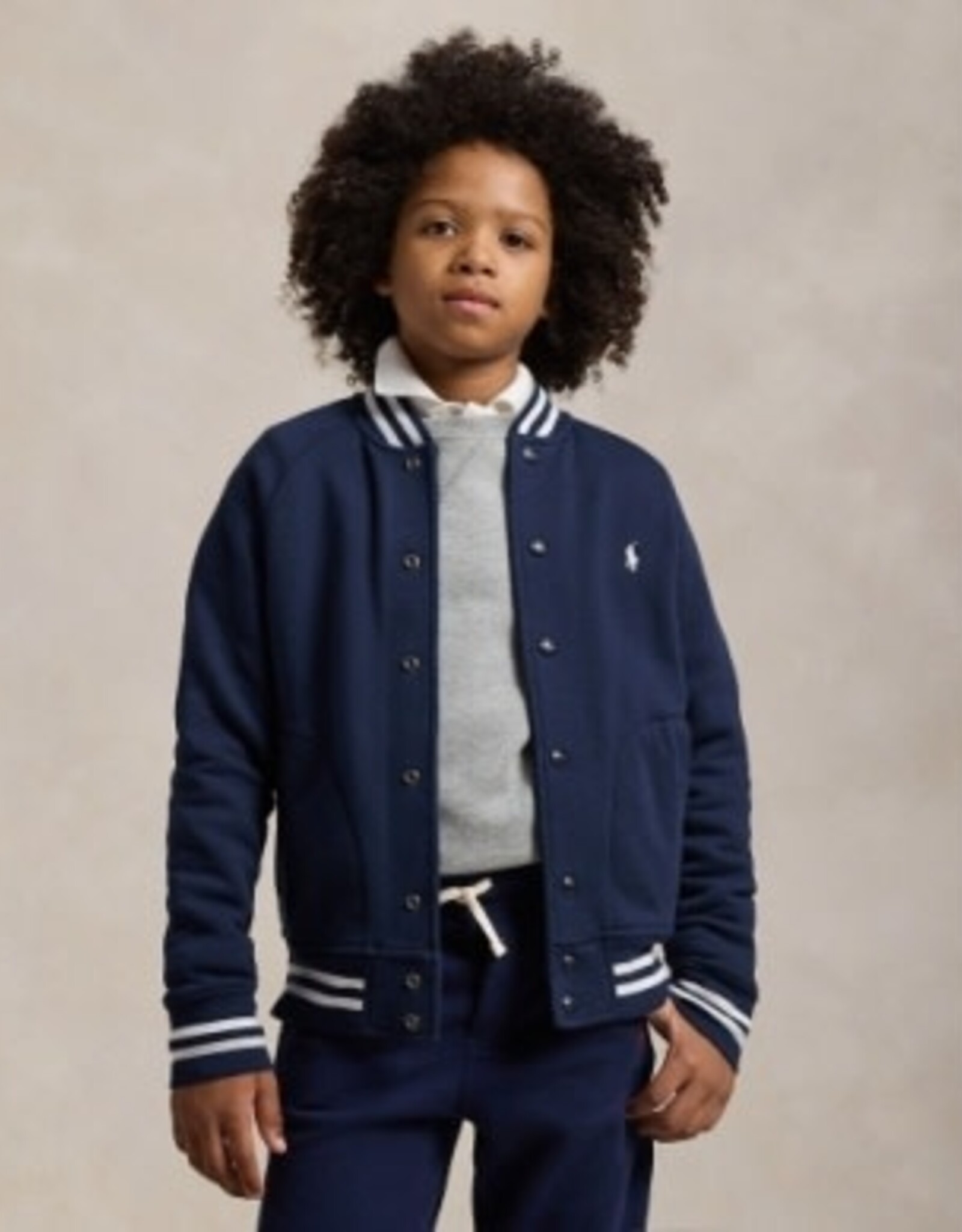 RALPH LAUREN RALPH LAUREN Bomberjacket fleece blauw