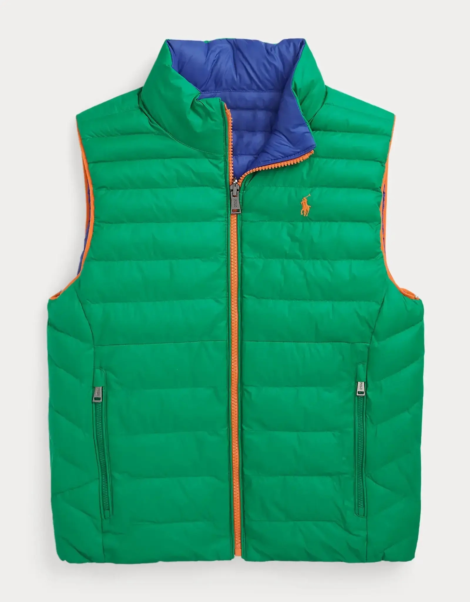 RALPH LAUREN RALPH LAUREN Bodywarmer groen/felblauw omkeerbaar