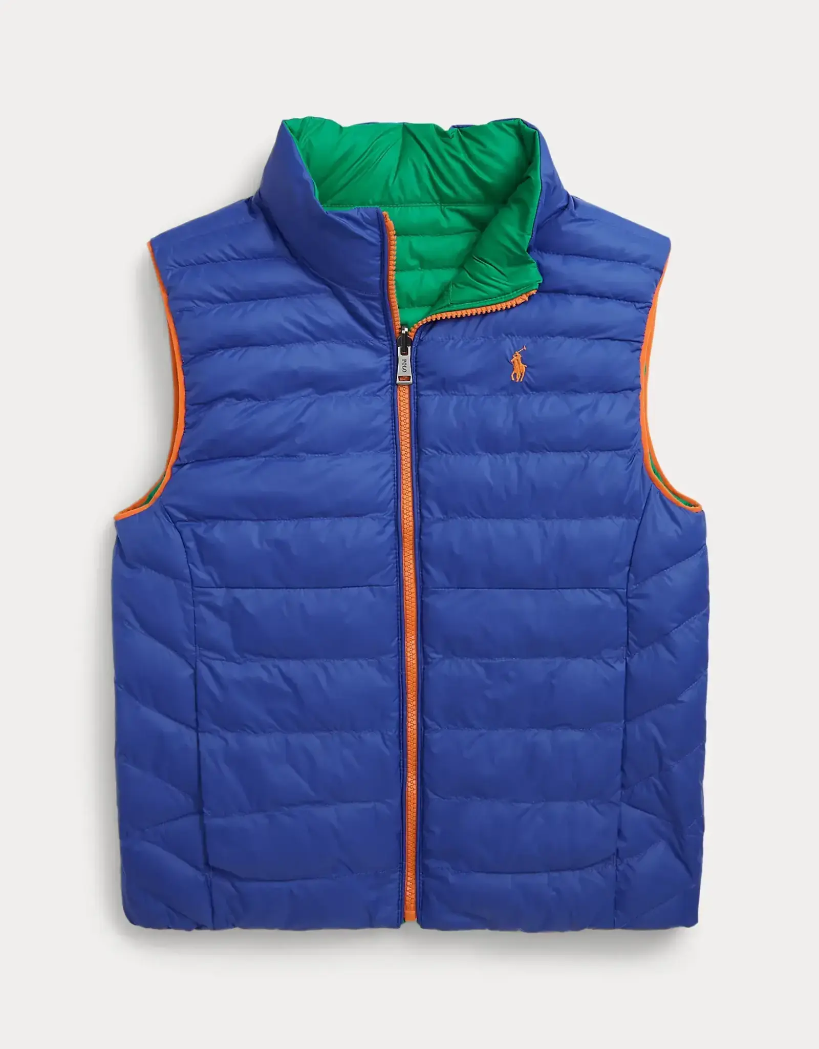 RALPH LAUREN RALPH LAUREN Bodywarmer groen/felblauw omkeerbaar
