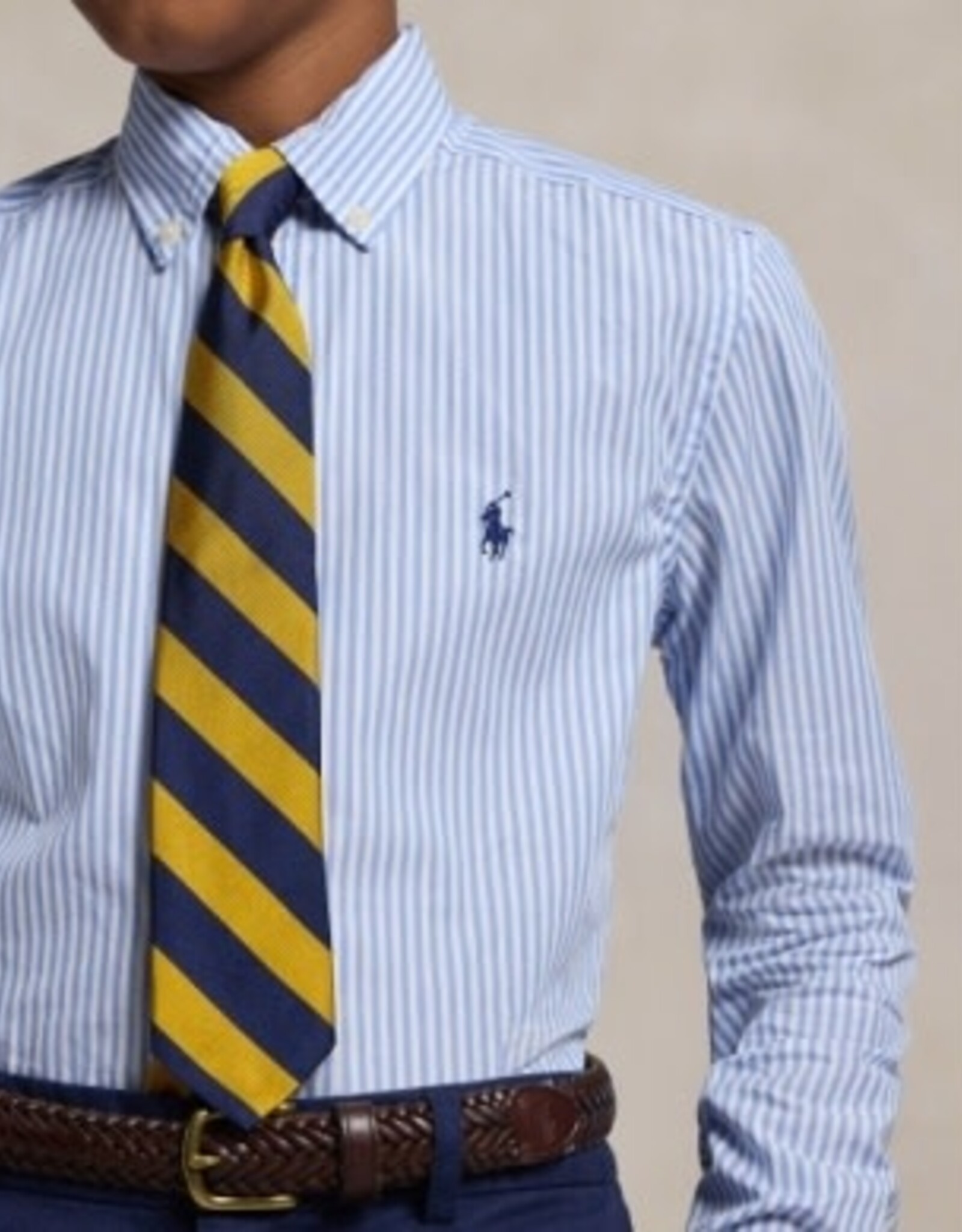 RALPH LAUREN RALPH LAUREN Hemd lichtblauw/wit gestreept