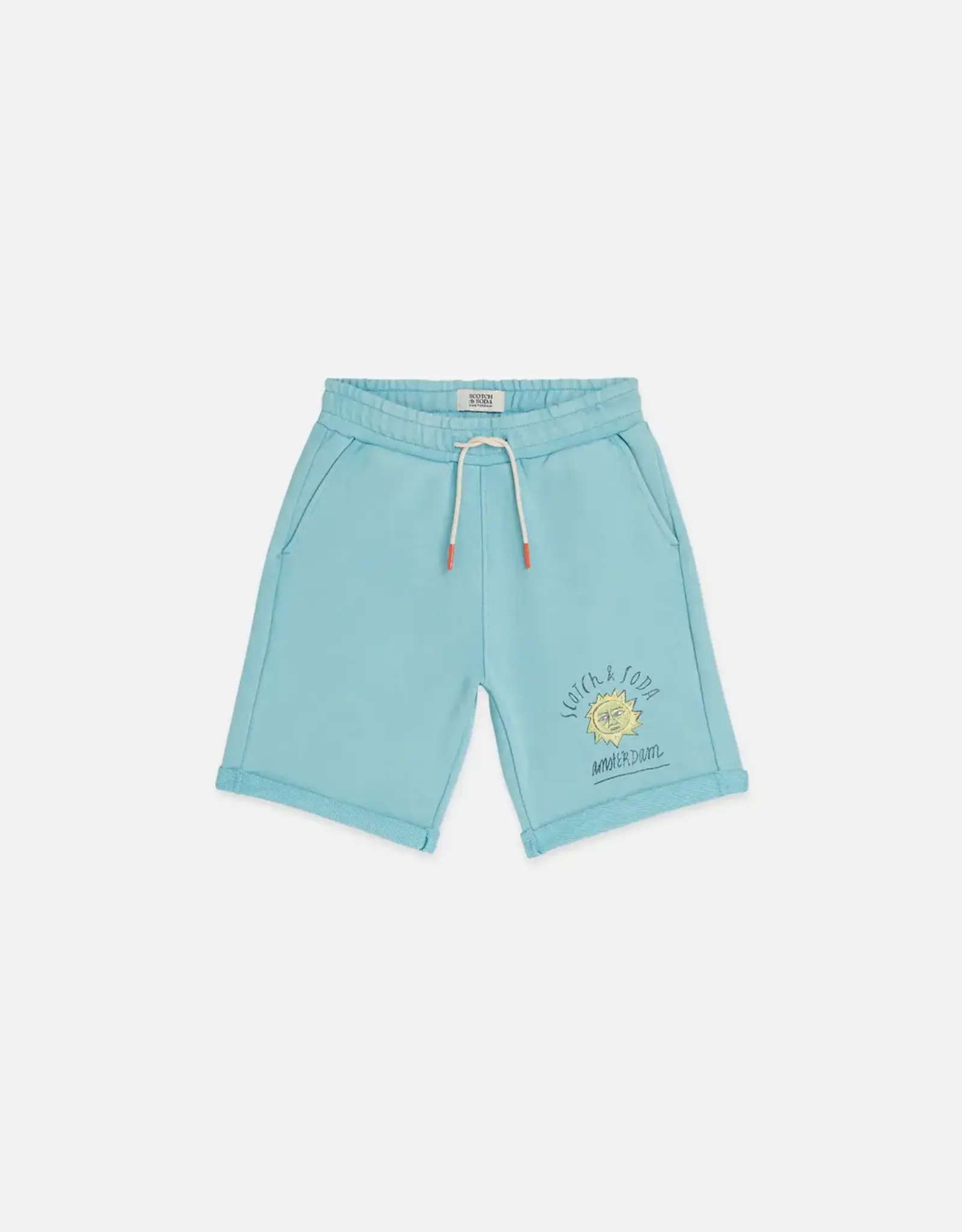 SCOTCH & SODA SCOTCH & SODA Short artwork milky blue