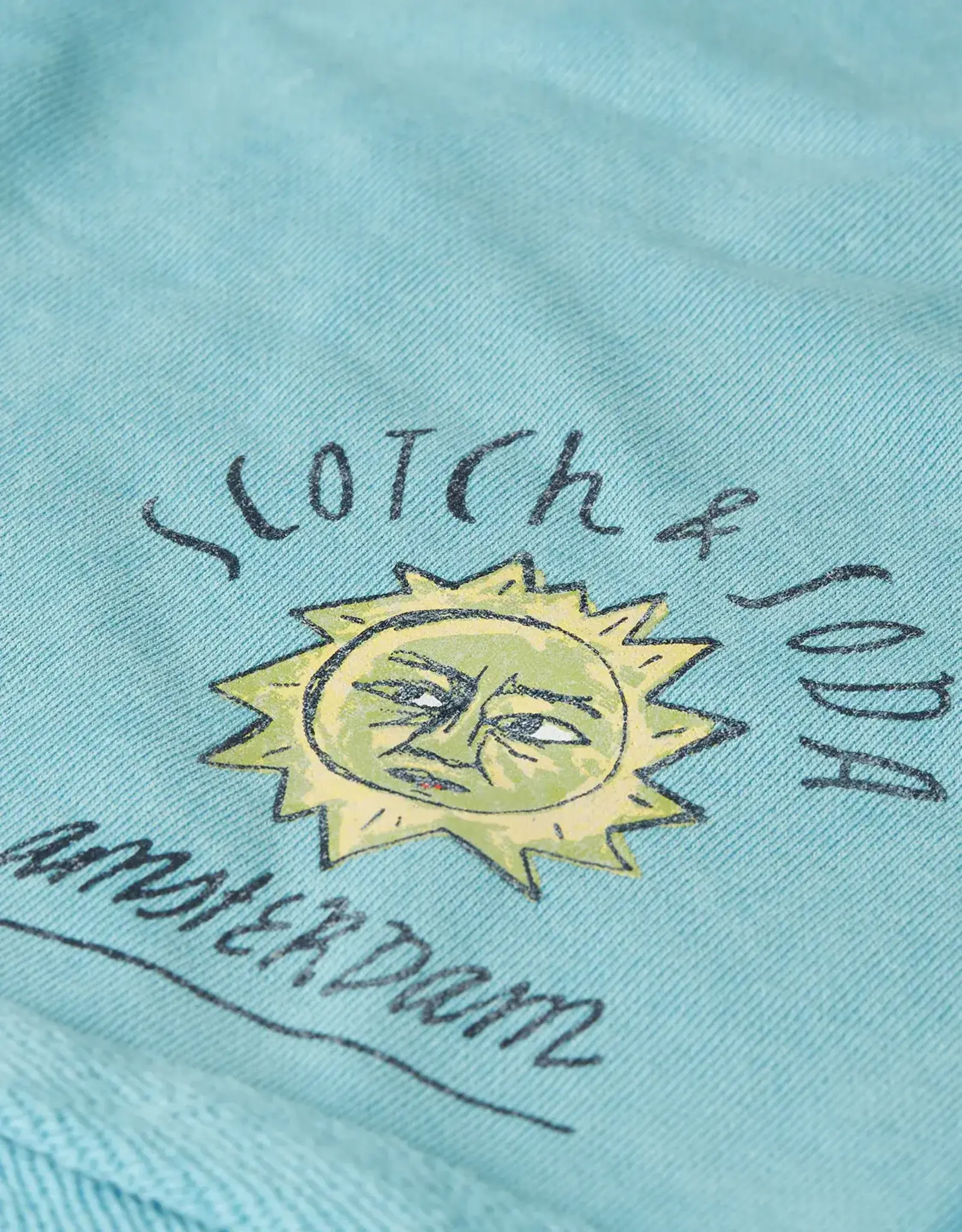 SCOTCH & SODA SCOTCH & SODA Short artwork milky blue