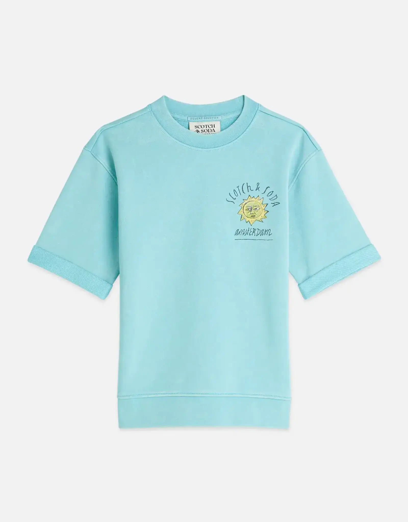 SCOTCH & SODA SCOTCH & SODA Sweater artwork milky blue