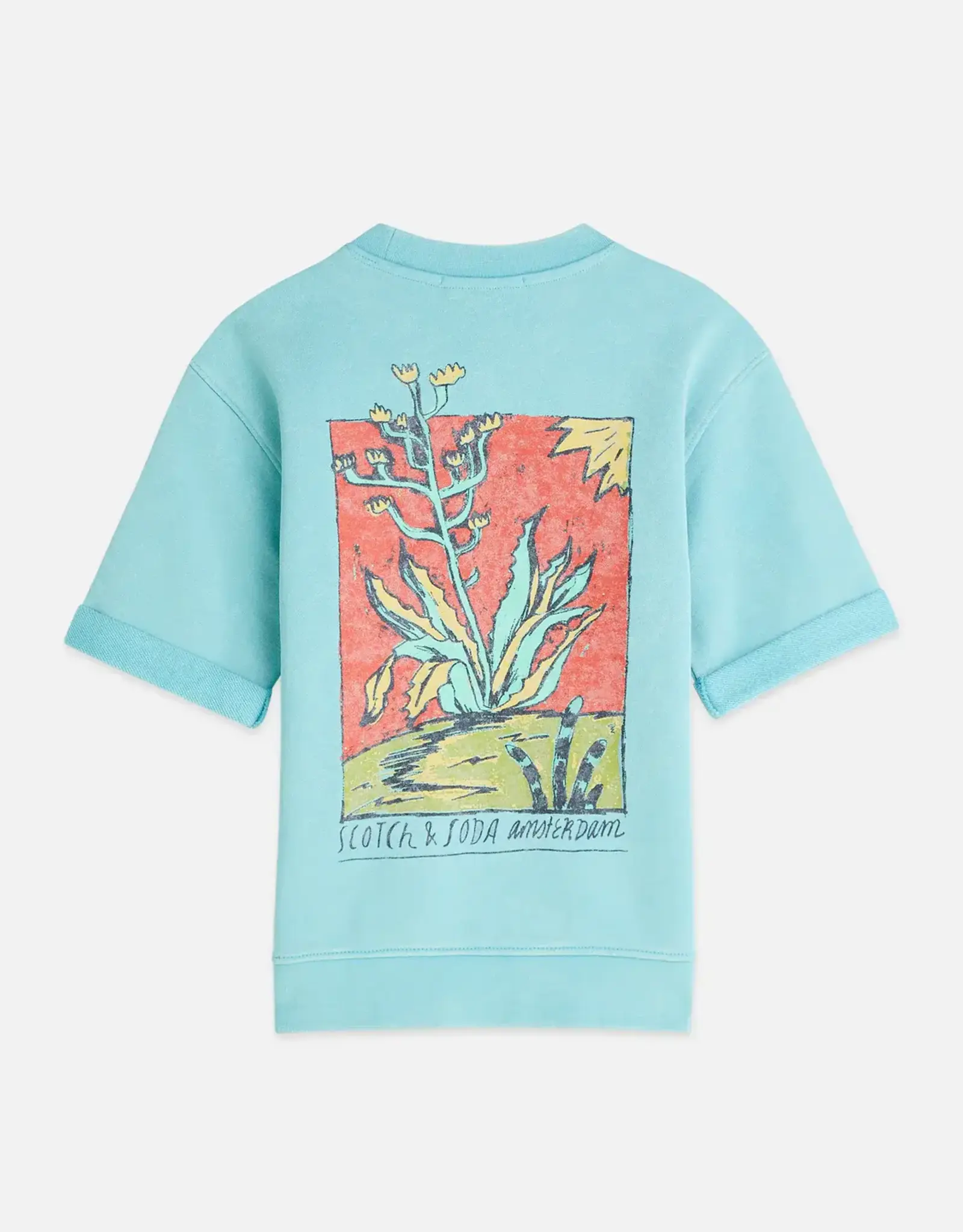 SCOTCH & SODA SCOTCH & SODA Sweater artwork milky blue