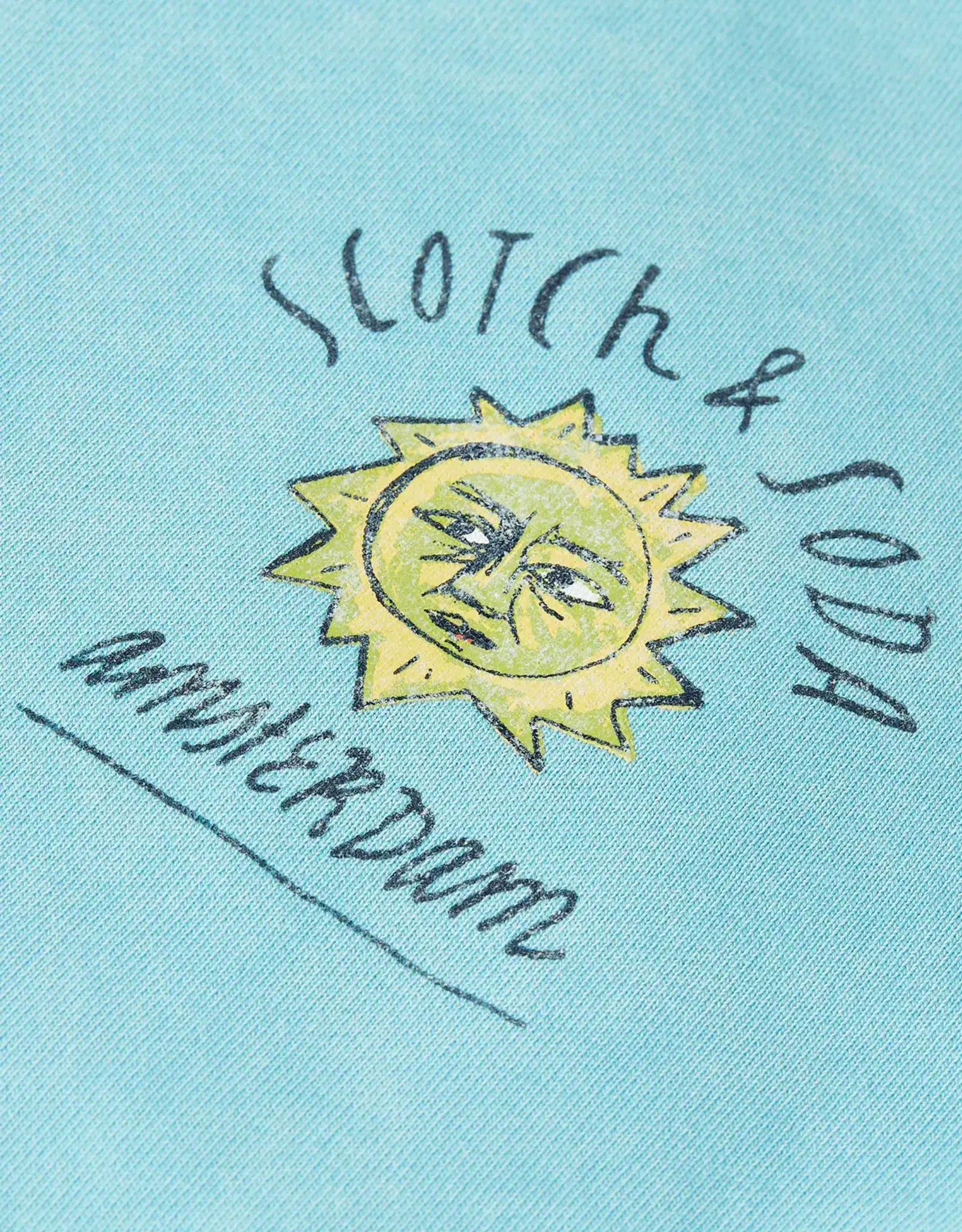 SCOTCH & SODA SCOTCH & SODA Sweater artwork milky blue