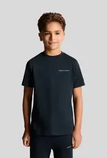 LYLE & SCOTT LYLE & SCOTT Script embroidered t-shirt dark navy