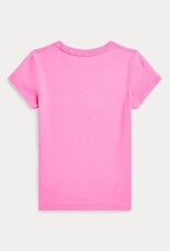 RALPH LAUREN RALPH LAUREN T-shirt met beer laguna pink