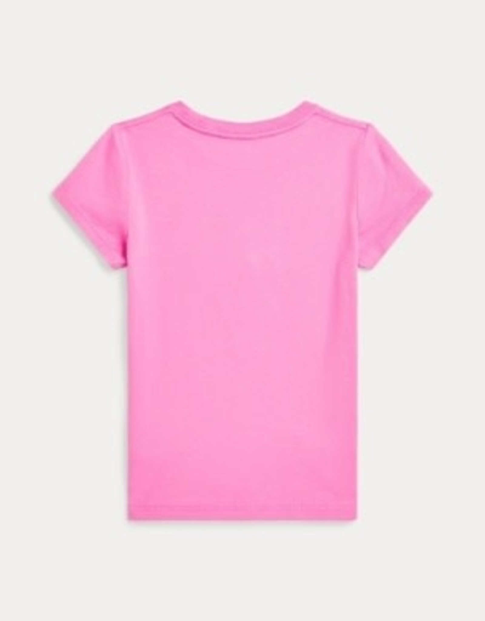RALPH LAUREN RALPH LAUREN T-shirt met beer laguna pink