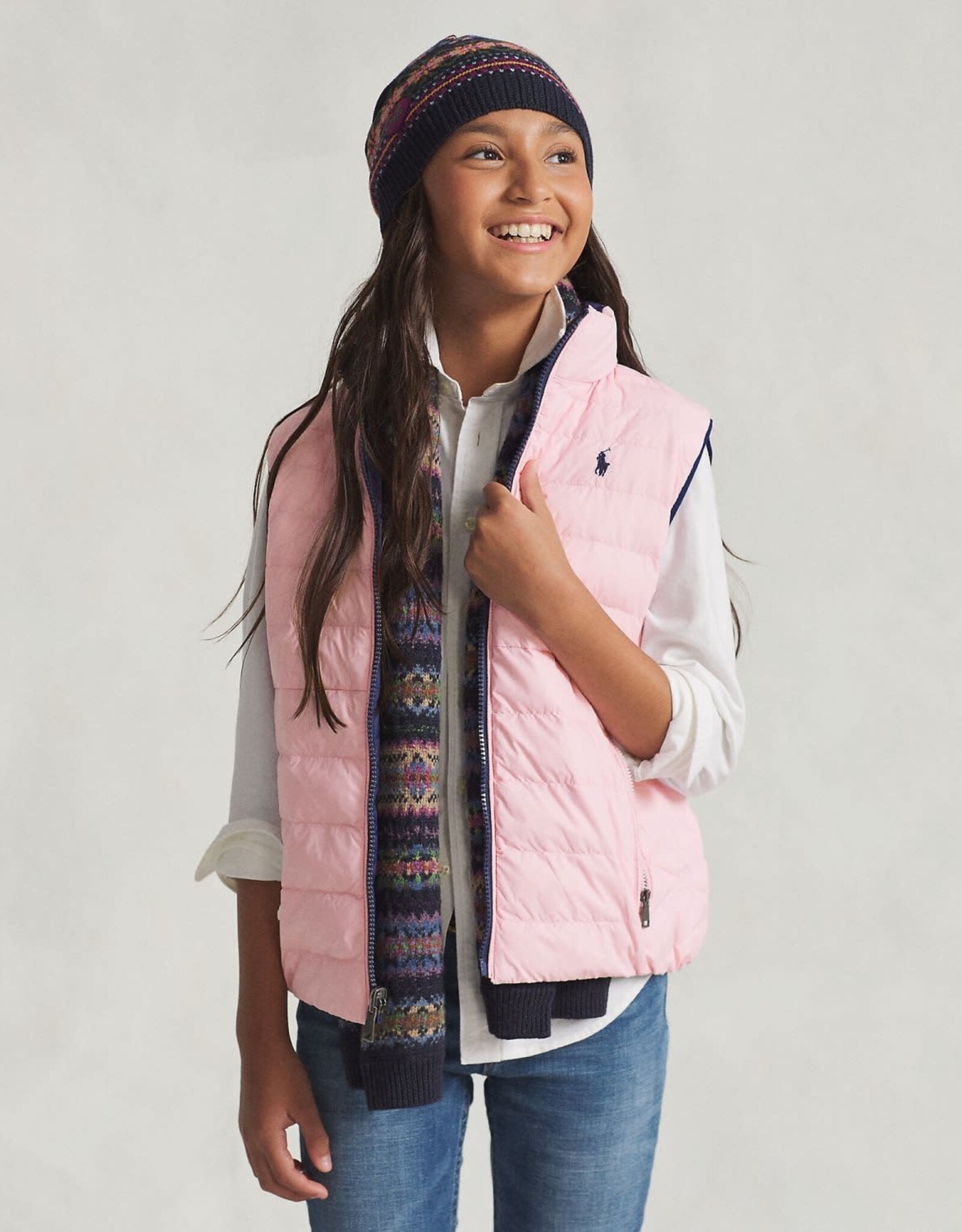 RALPH LAUREN RALPH LAUREN Bodywarmer roze/blauw omkeerbaar