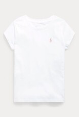 RALPH LAUREN RALPH LAUREN T-shirt meisje KM wit