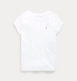 RALPH LAUREN RALPH LAUREN T-shirt meisje KM wit