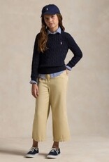 RALPH LAUREN RALPH LAUREN Kabeltrui meisje donkerblauw/wit paardje