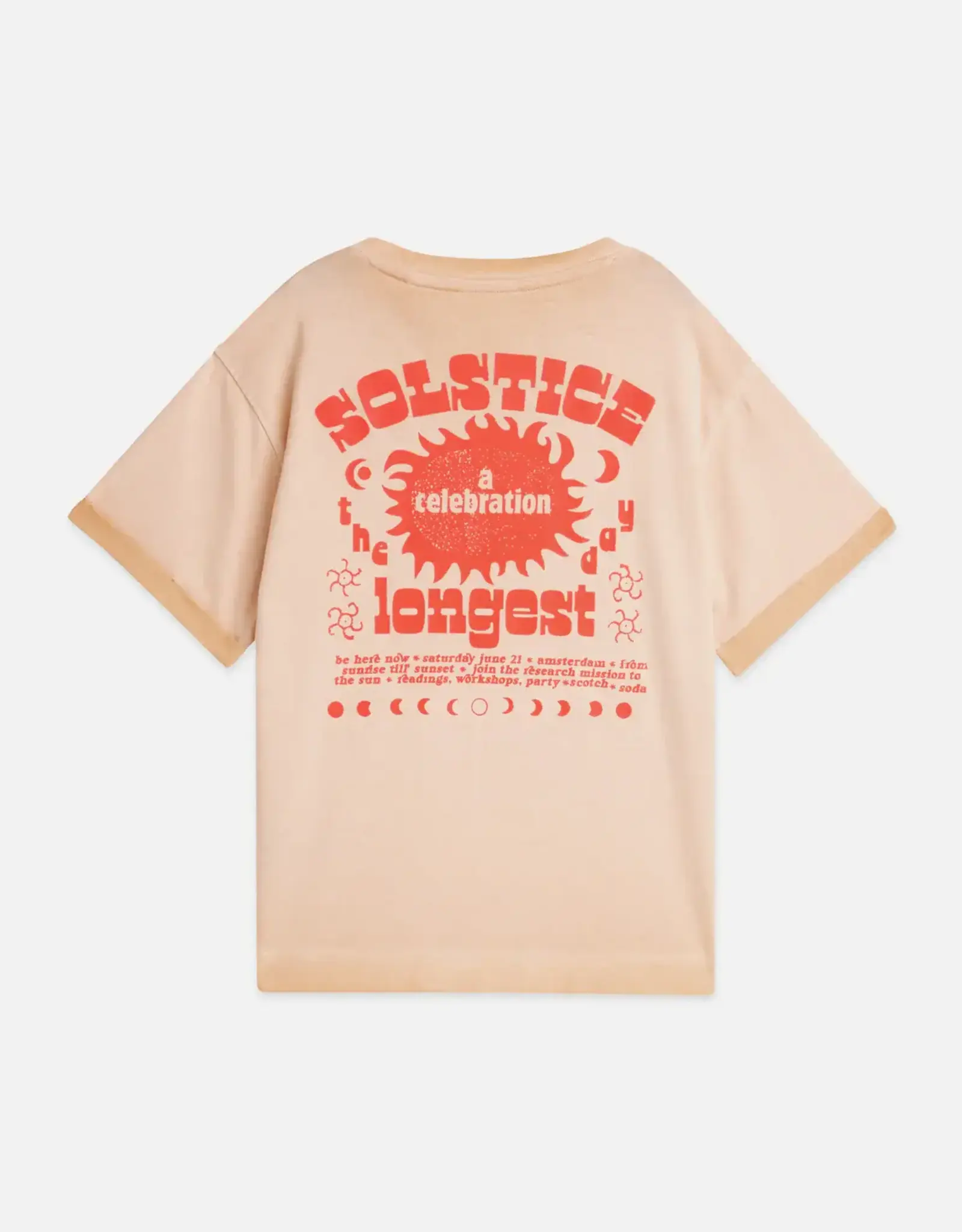 SCOTCH & SODA SCOTCH & SODA T-shirt Artwork Oranje