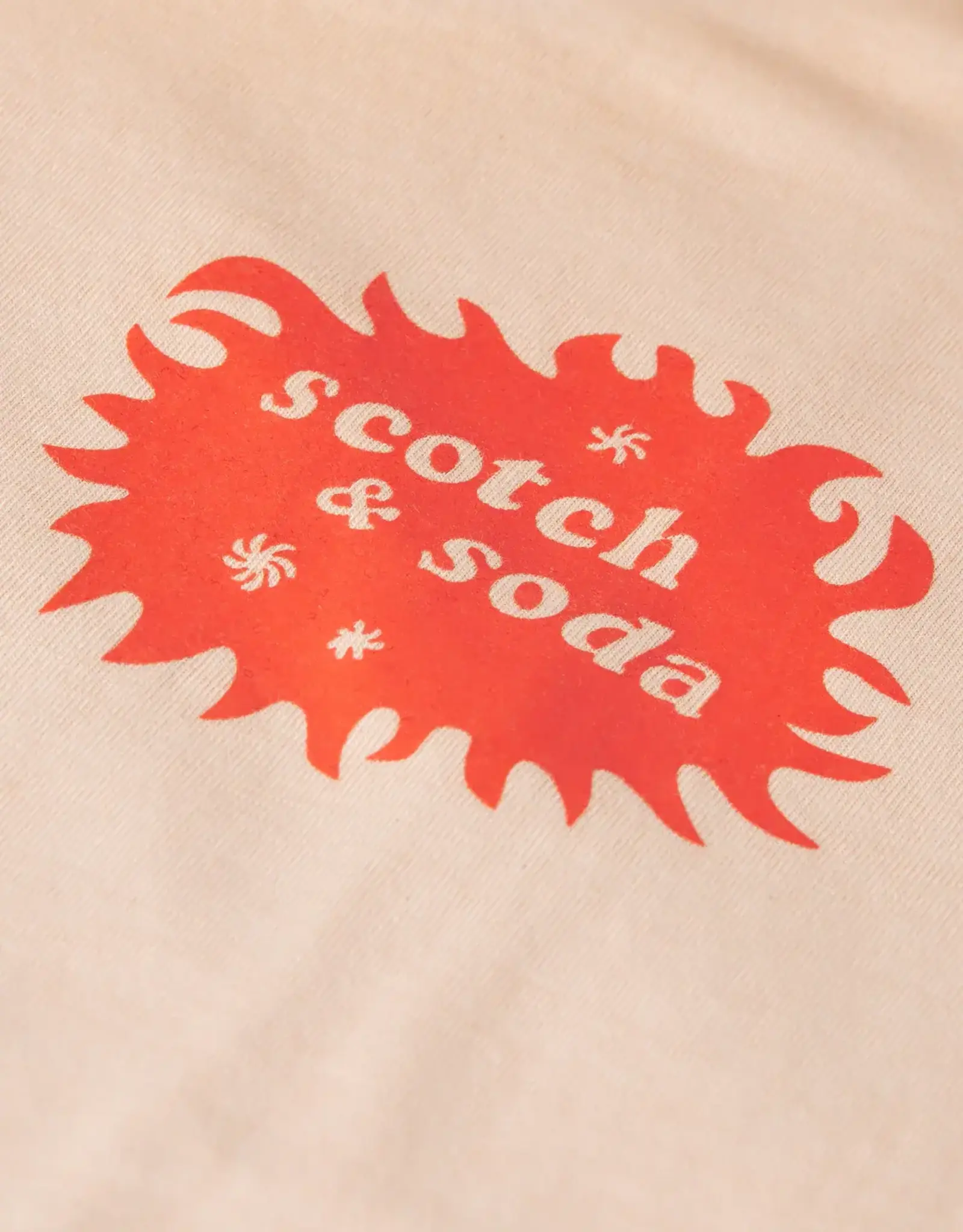 SCOTCH & SODA SCOTCH & SODA T-shirt Artwork Oranje