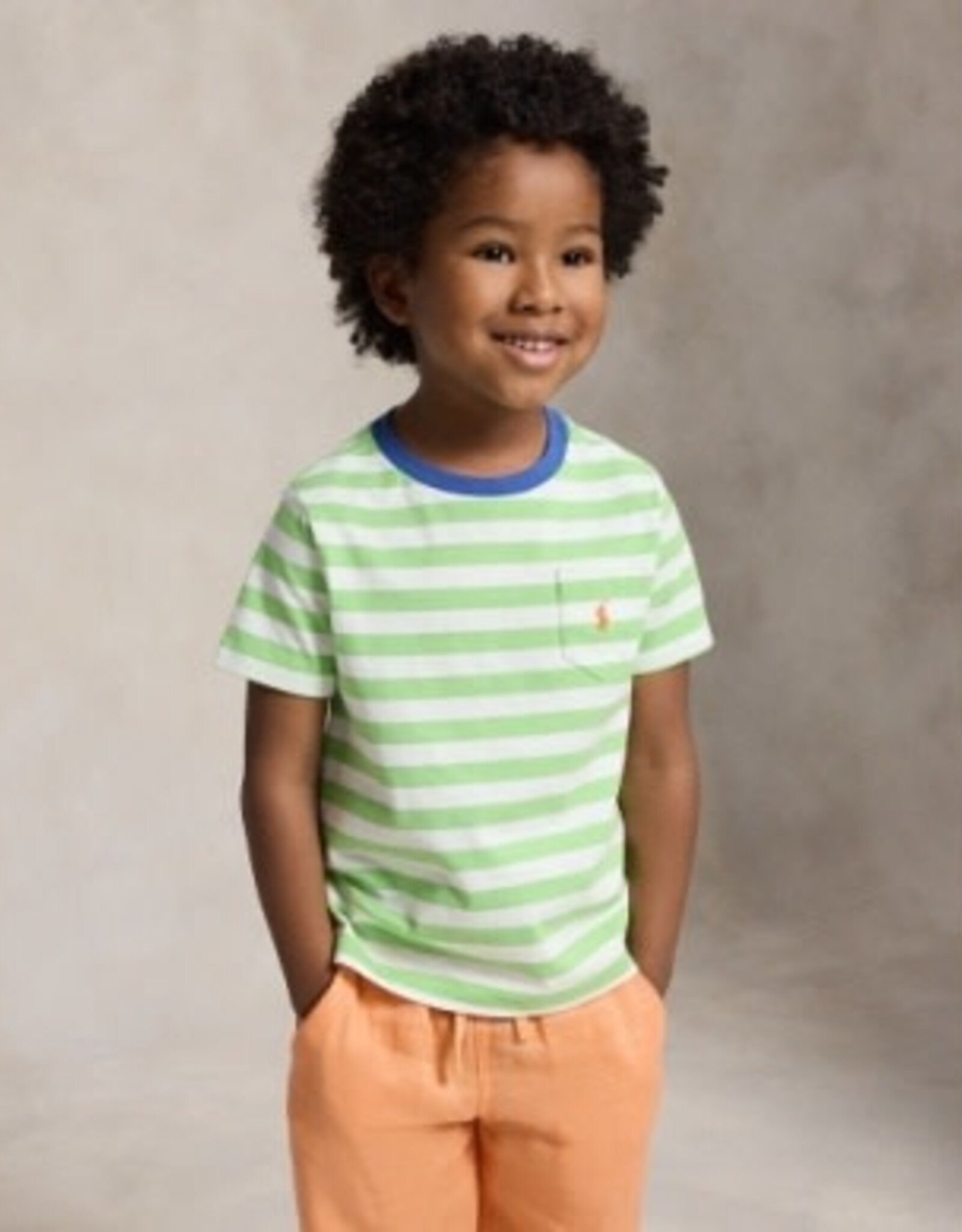 RALPH LAUREN RALPH LAUREN T-shirt gestreept groen/wit