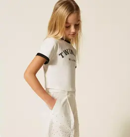 TWIN SET TWIN SET Short off white
