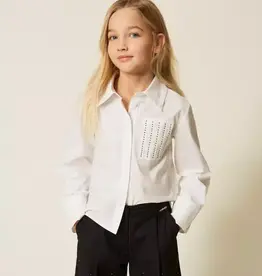 TWIN SET TWIN SET Blouse off white GJ2018