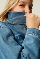 TWIN SET TWIN SET Jeansjasje denim blue