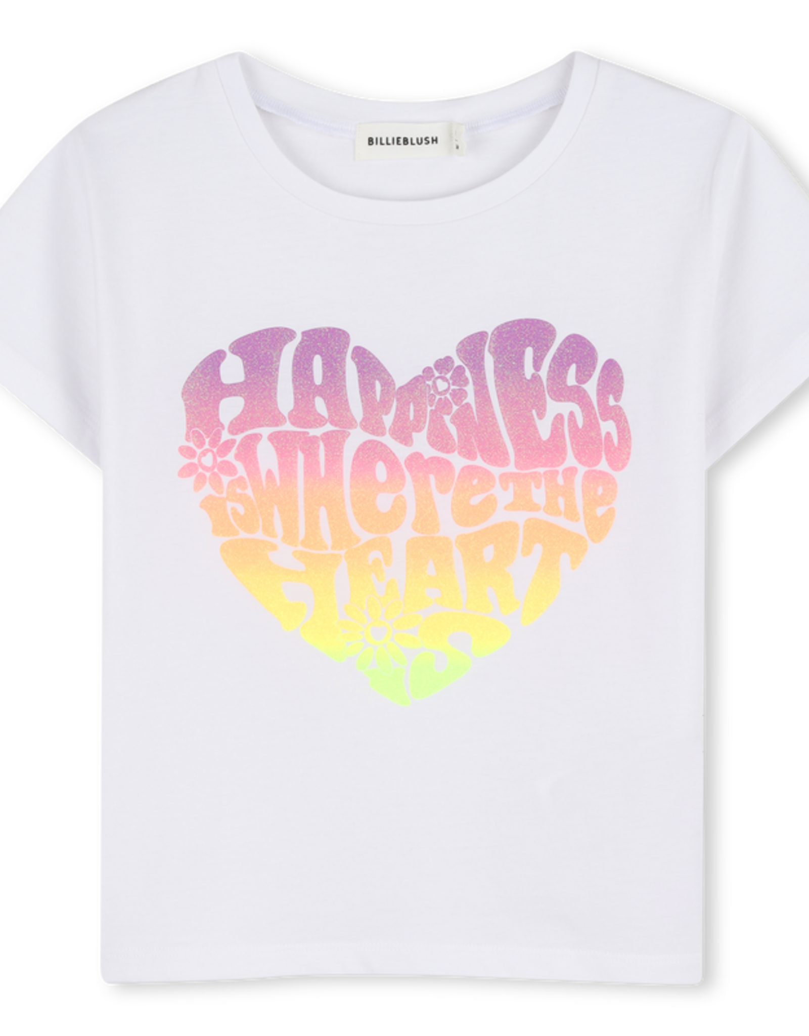 BILLIEBLUSH BILLIEBLUSH T-shirt hart wit