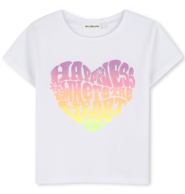 BILLIEBLUSH BILLIEBLUSH T-shirt hart wit