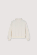 THE NEW SOCIETY THE NEW SOCIETY TNS logo teen polo ecru