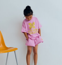 THE NEW SOCIETY THE NEW SOCIETY TNS logo t-shirt pink lavander