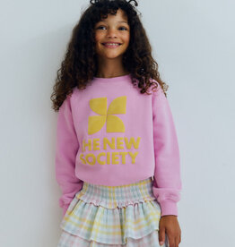 THE NEW SOCIETY THE NEW SOCIETY TNS logo sweatshirt pink lavander