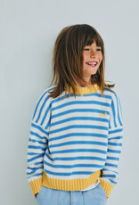 THE NEW SOCIETY THE NEW SOCIETY Marigold jumper vista blue stripes